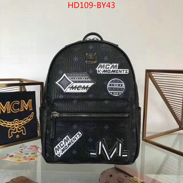 MCM Bags(TOP)-Backpack-,ID: BY43,$:109USD