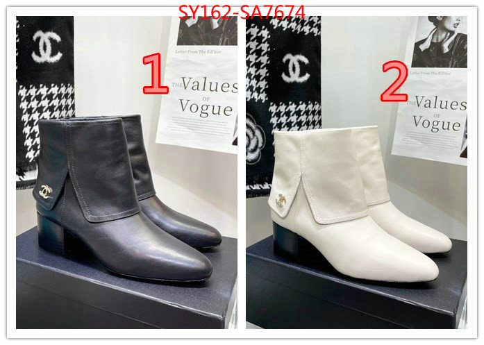 Women Shoes-Chanel,fake , ID: SA7674,$: 162USD