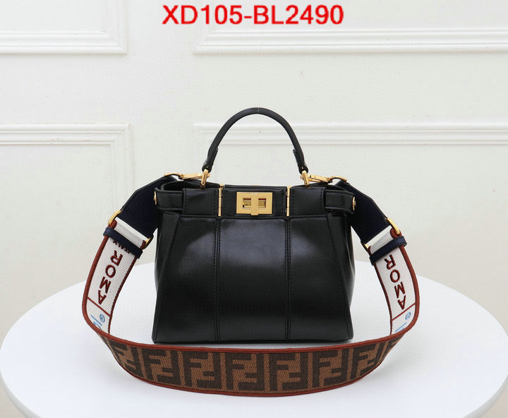 Fendi Bags(4A)-Peekaboo,high quality designer replica ,ID: BL2490,$: 105USD