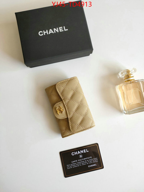 Chanel Bags(4A)-Wallet-,ID: TD4913,$: 45USD