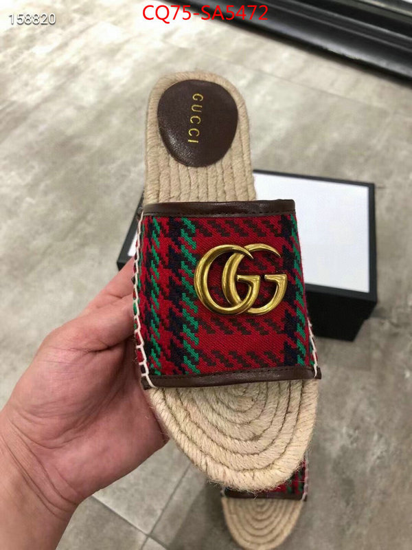 Women Shoes-Gucci,best luxury replica , ID: SA5472,$: 75USD