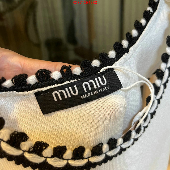 Clothing-MIU MIU,what's the best to buy replica , ID: CE4780,$: 37USD