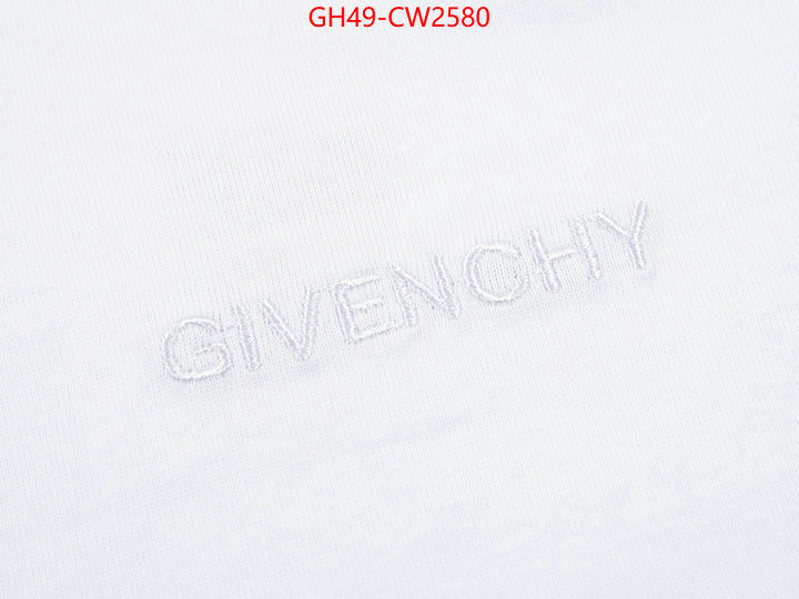 Clothing-Givenchy,brand designer replica ,ID: CW2580,$: 49USD