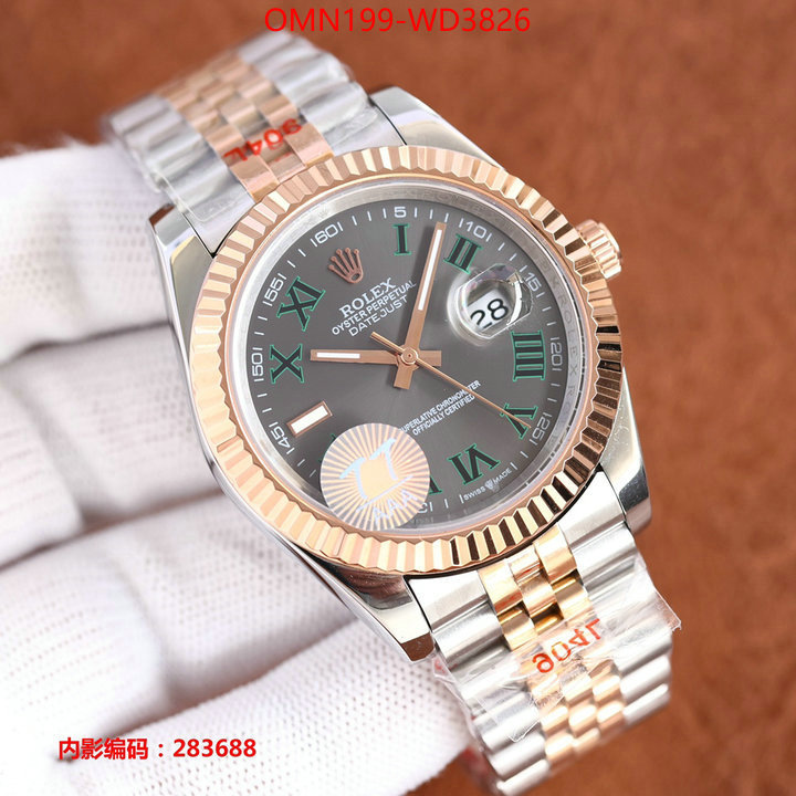 Watch (TOP)-Rolex,unsurpassed quality , ID: WD3826,$: 199USD