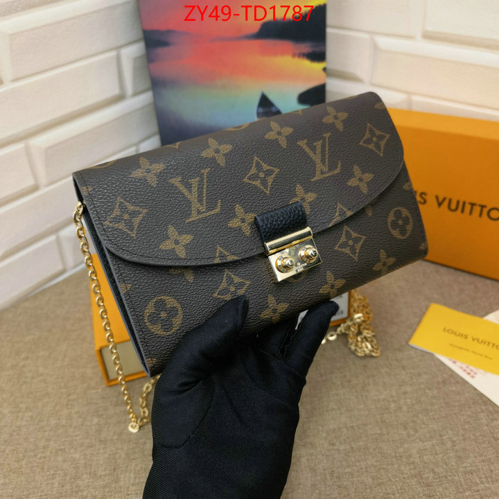 LV Bags(4A)-Wallet,ID: TD1787,$: 49USD