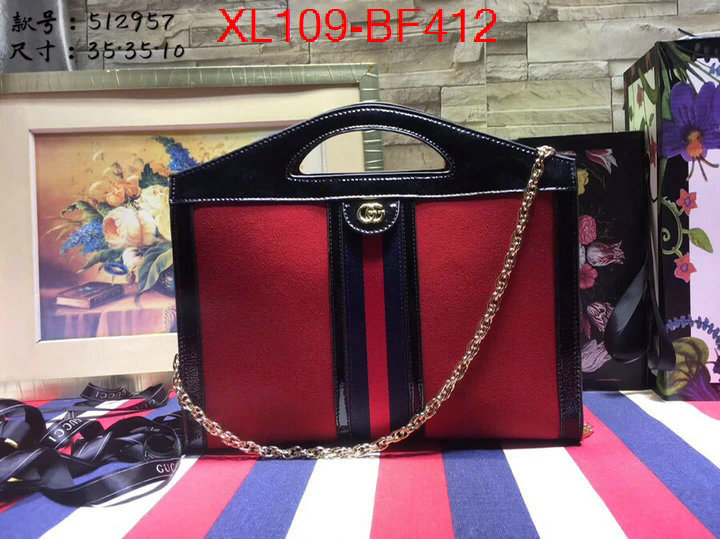 Gucci Bags(4A)-Handbag-,top 1:1 replica ,ID: BF412,$:109USD