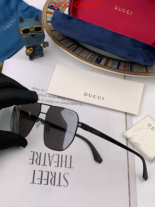 Glasses-Gucci,fake aaaaa , ID: GA4677,$: 52USD