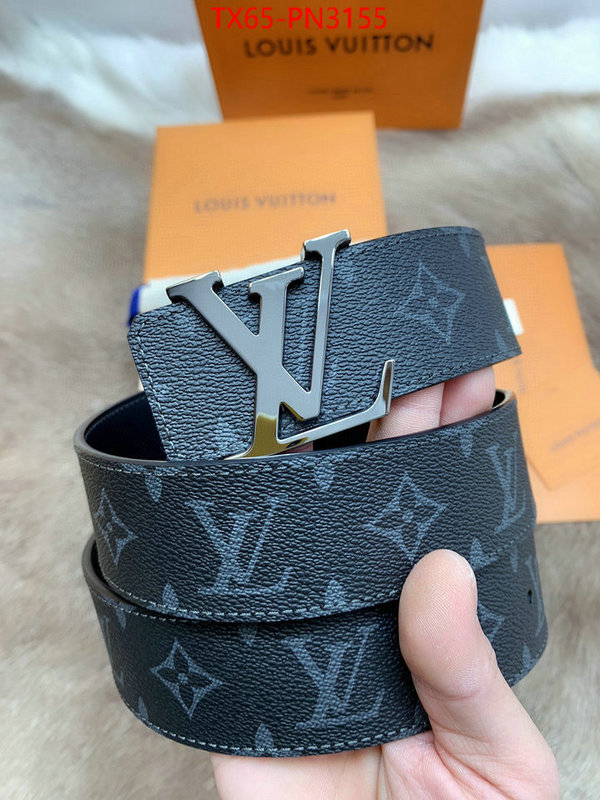 Belts-LV,shop the best high authentic quality replica , ID: PN3155,$: 65USD