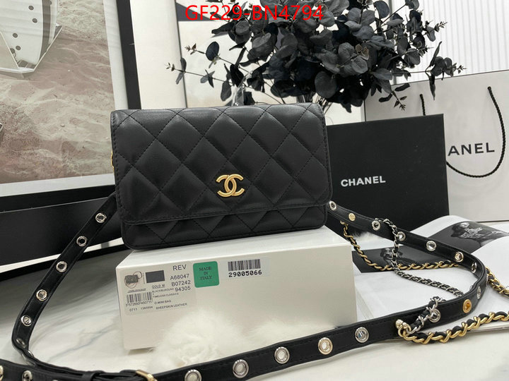 Chanel Bags(TOP)-Diagonal-,ID: BN4794,$: 229USD