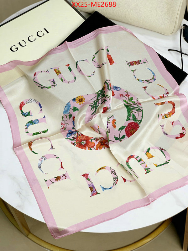 Scarf-Gucci,wholesale designer shop , ID: ME2688,$: 25USD