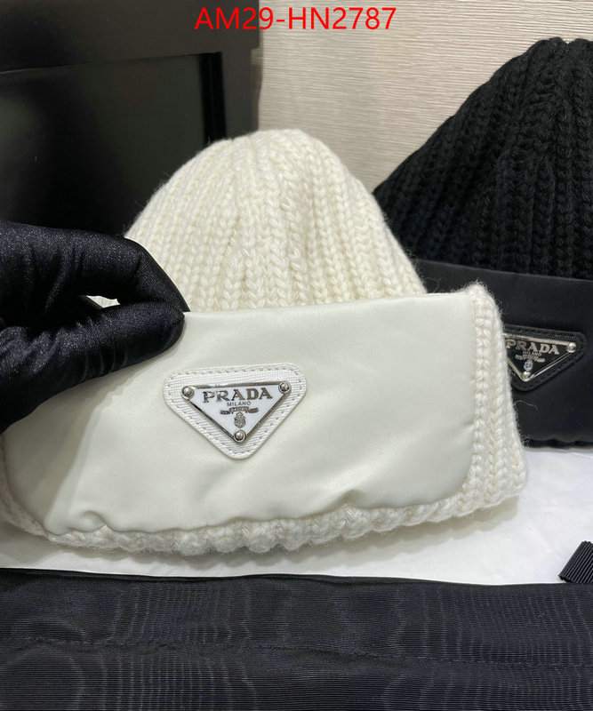 Cap (Hat)-Prada,where could you find a great quality designer , ID: HN2787,$: 29USD