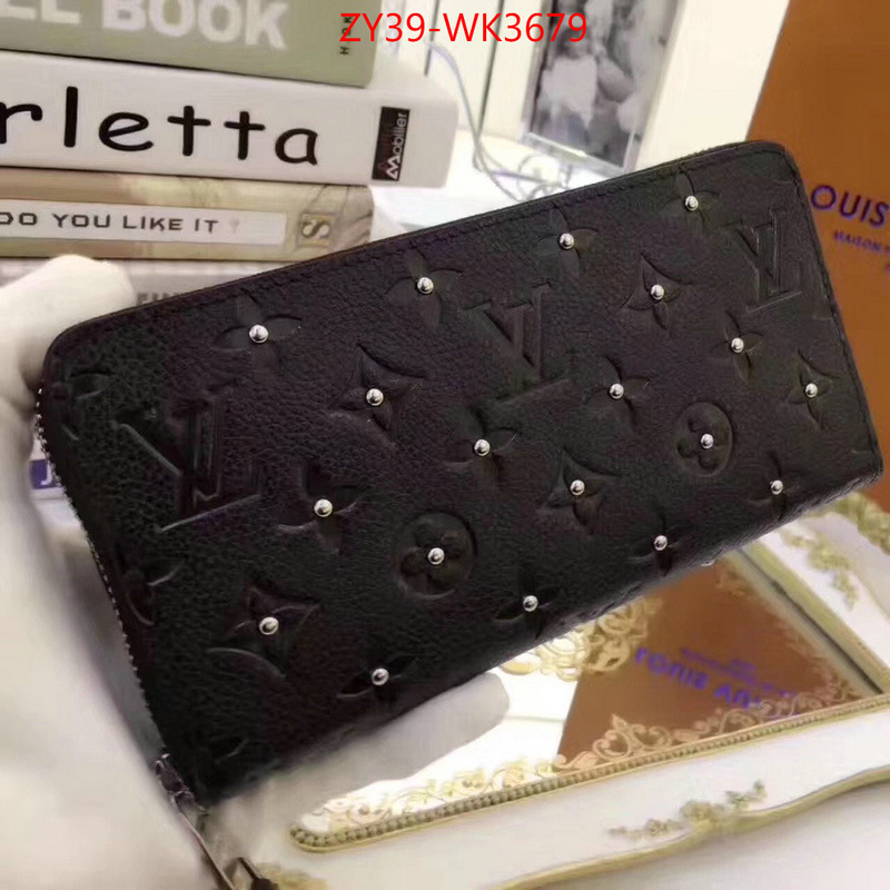 LV Bags(4A)-Wallet,ID: WK3679,$:39USD