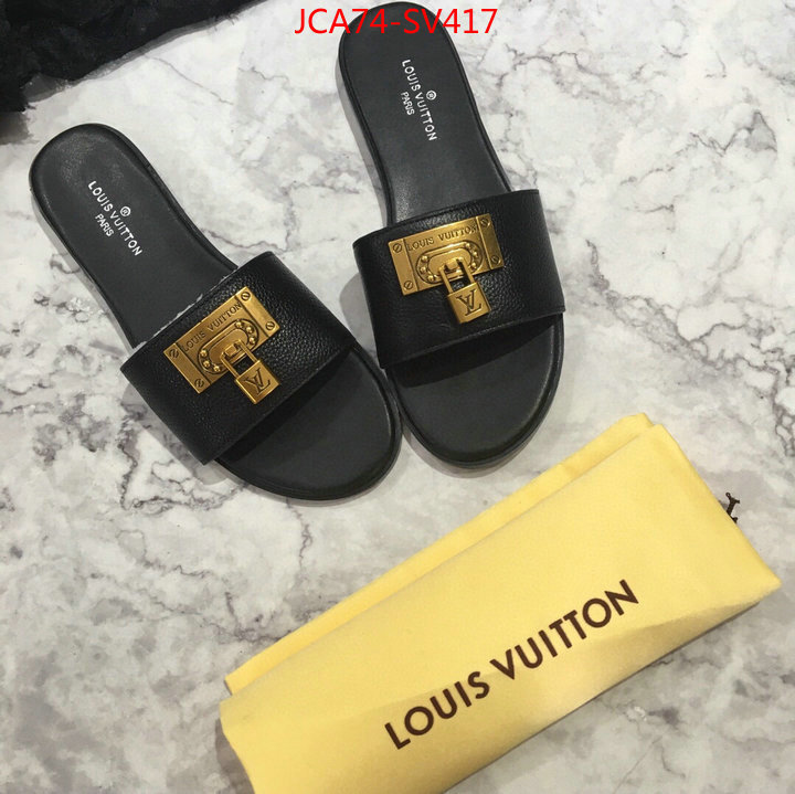 Women Shoes-LV,what 1:1 replica , ID: SV417,$:74USD