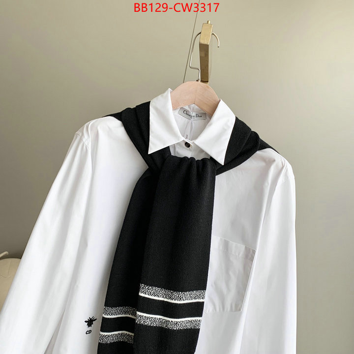 Clothing-Dior,buy aaaaa cheap , ID: CW3317,$: 129USD