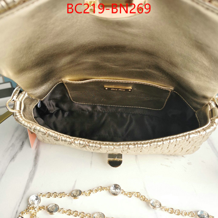 Miu Miu Bags(TOP)-Diagonal-,sellers online ,ID: BN269,$: 219USD