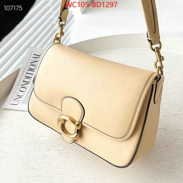 Coach Bags(4A)-Diagonal,top sale ,ID: BD1297,$: 105USD