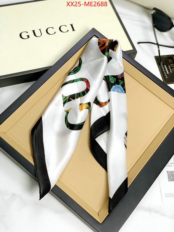 Scarf-Gucci,wholesale designer shop , ID: ME2688,$: 25USD
