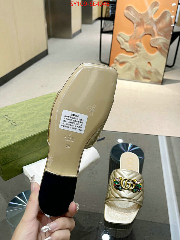 Women Shoes-Gucci,top grade , ID: SE4048,$: 109USD