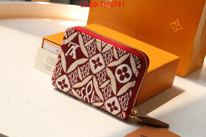 LV Bags(TOP)-Wallet,ID: TD4741,$: 69USD