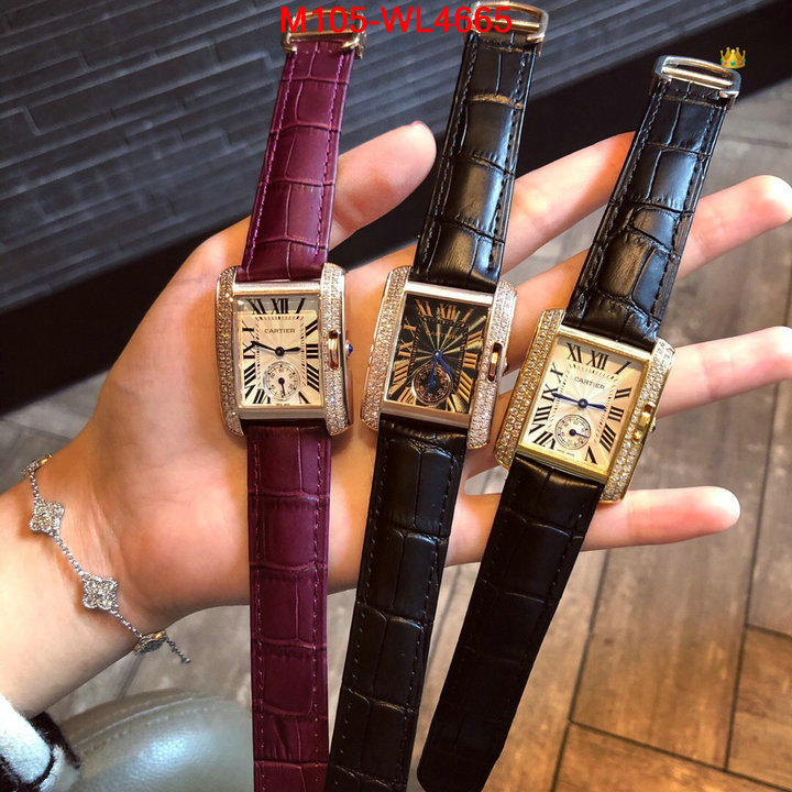 Watch(4A)-Cartier,designer , ID: WL4665,$: 105USD