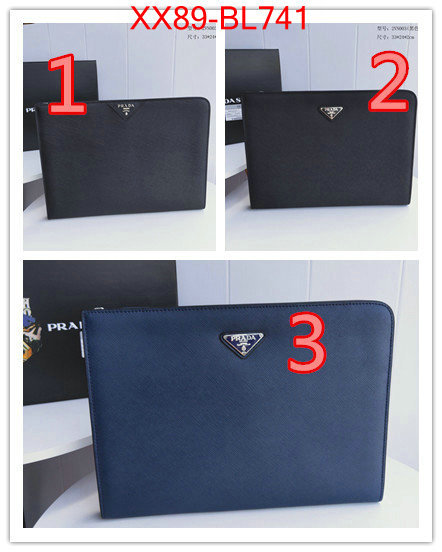 Prada Bags(TOP)-Clutch-,ID: BL741,$:89USD