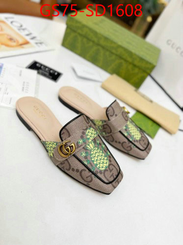 Women Shoes-Gucci,top sale , ID: SD1608,$: 75USD