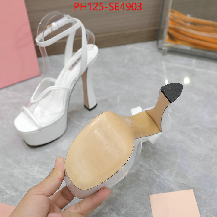 Women Shoes-Miu Miu,high quality designer replica , ID: SE4903,$: 125USD