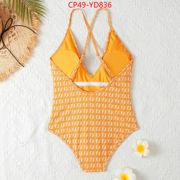 Swimsuit-Fendi,the best quality replica , ID: YD836,$: 49USD