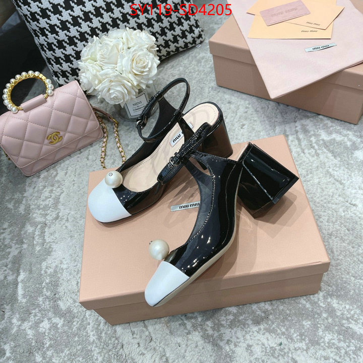 Women Shoes-Miu Miu,replica sale online , ID: SD4205,$: 119USD