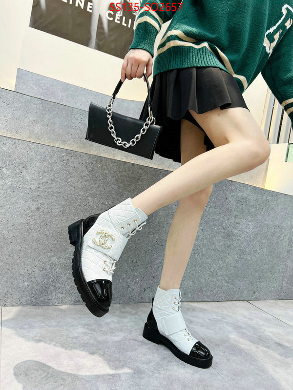 Women Shoes-Chanel,what is top quality replica , ID: SO2657,$: 135USD