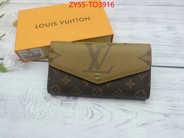 LV Bags(4A)-Wallet,fake cheap best online ,ID: TO3916,$: 55USD
