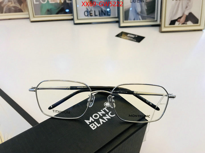 Glasses-Montblanc,aaaaa+ quality replica , ID: GW5222,$: 69USD