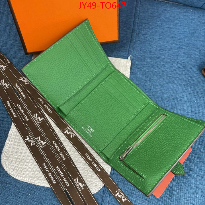 Hermes Bags(4A)-Wallet-,replica 1:1 high quality ,ID: TO647,$: 49USD