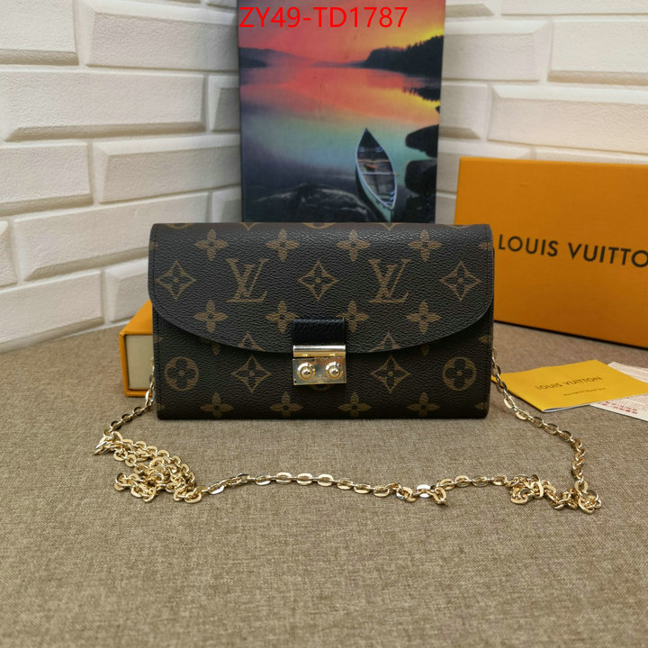 LV Bags(4A)-Wallet,ID: TD1787,$: 49USD