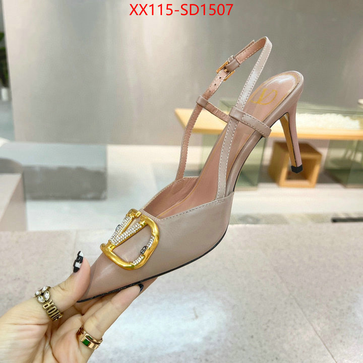 Women Shoes-Valentino,luxury fake , ID: SD1507,$: 115USD