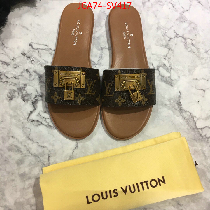 Women Shoes-LV,what 1:1 replica , ID: SV417,$:74USD