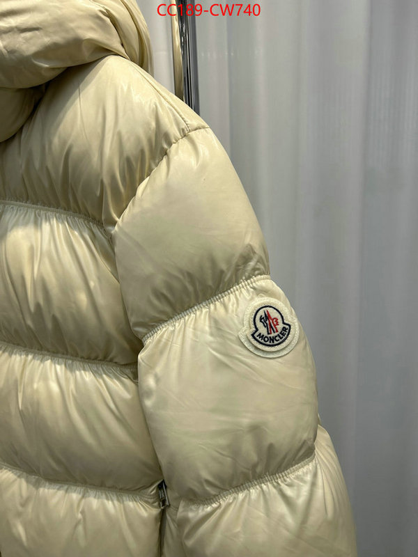 Down jacket Women-Moncler,top designer replica , ID: CW740,$: 189USD