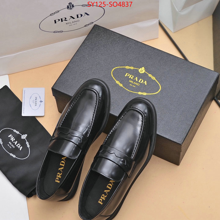 Men Shoes-Prada,designer 1:1 replica , ID: SO4837,$: 125USD