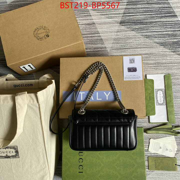 Gucci Bags(TOP)-Marmont,quality replica ,ID: BP5567,$: 219USD