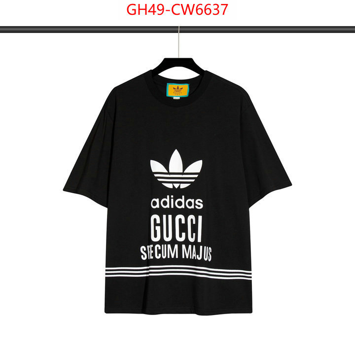 Clothing-Gucci,luxury fashion replica designers , ID: CW6637,$: 49USD