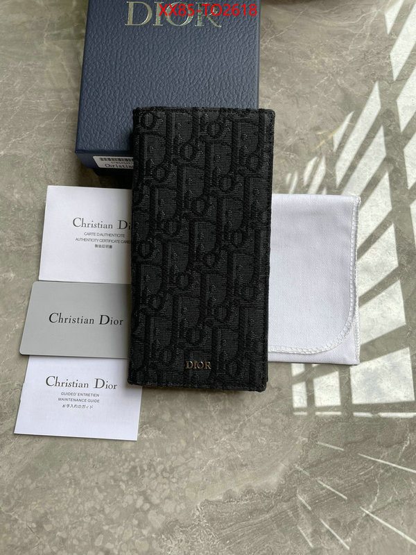 Dior Bags(TOP)-Wallet-,ID: TO2618,$: 85USD