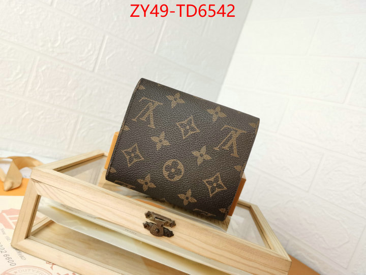 LV Bags(4A)-Wallet,we provide top cheap aaaaa ,ID: TD6542,$: 49USD