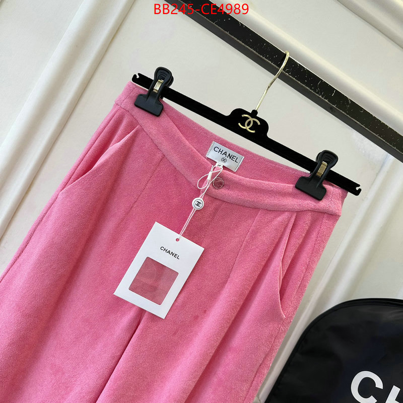 Clothing-Chanel,perfect replica , ID: CE4989,$: 245USD