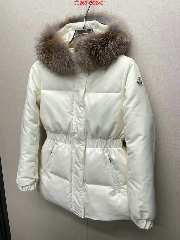 Down jacket Women-Moncler,aaaaa customize , ID: CO2421,$: 269USD