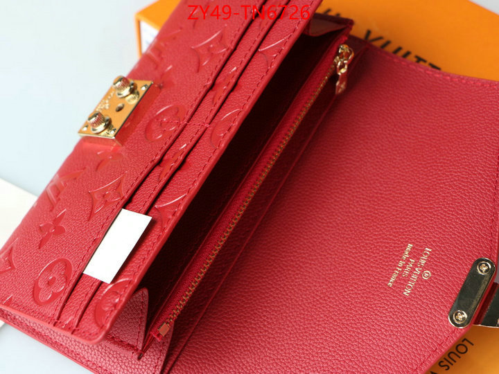 LV Bags(4A)-Wallet,ID: TN6726,$: 49USD