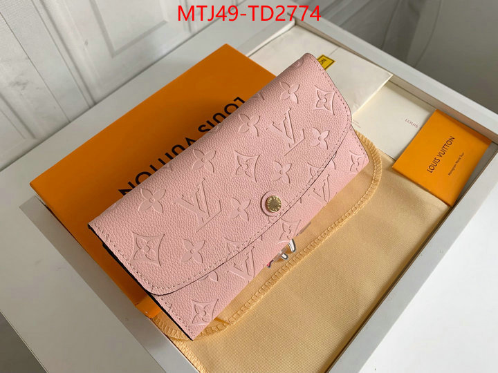 LV Bags(4A)-Wallet,ID: TD2774,$: 49USD