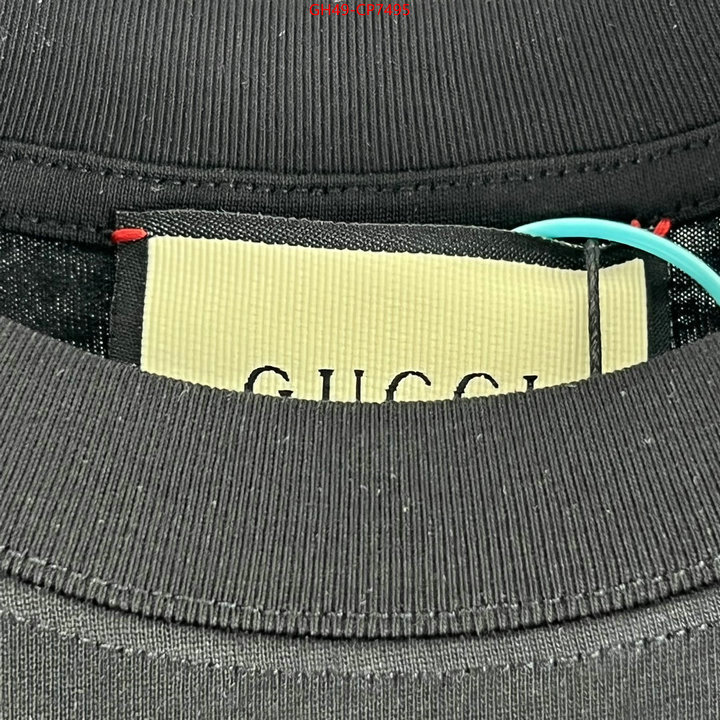 Clothing-Gucci,best website for replica , ID: CP7495,$: 49USD