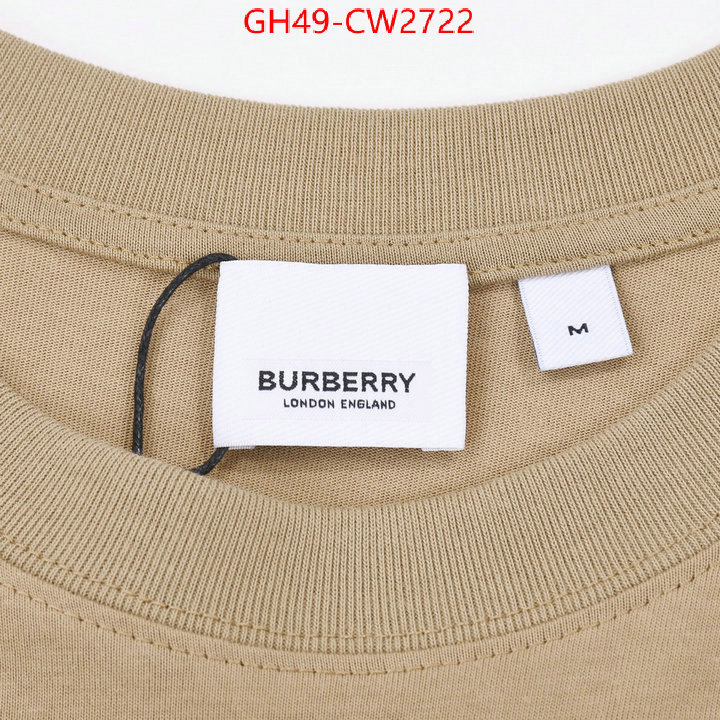 Clothing-Burberry,7 star quality designer replica , ID: CW2722,$: 49USD