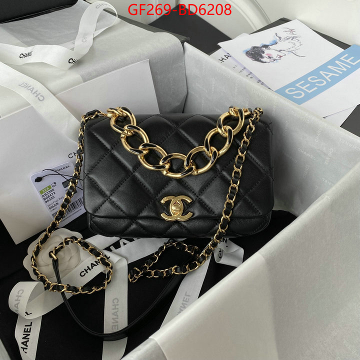 Chanel Bags(TOP)-Diagonal-,ID: BD6208,$: 269USD