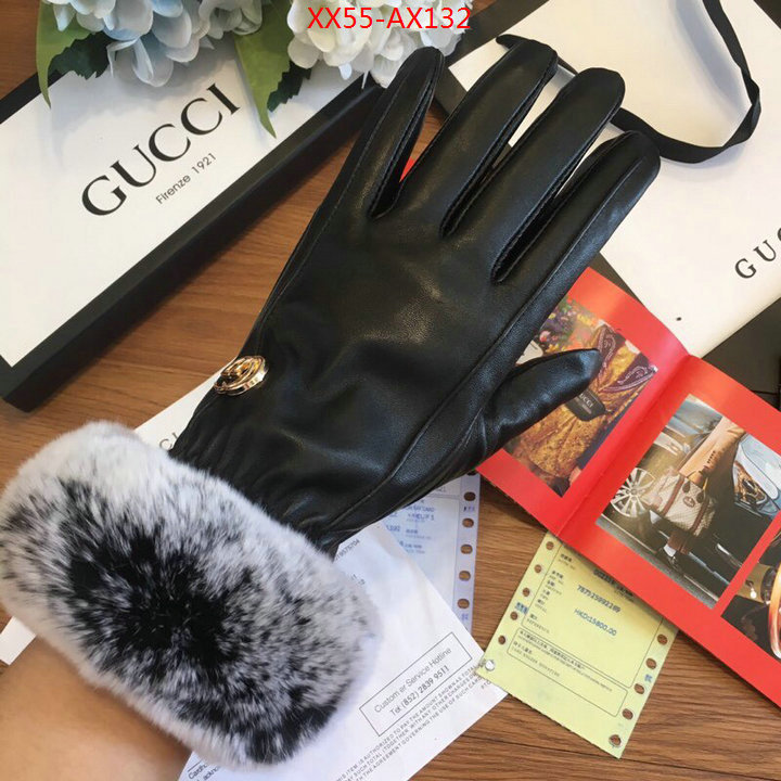 Gloves-Gucci,quality replica , ID: AX132,$: 55USD